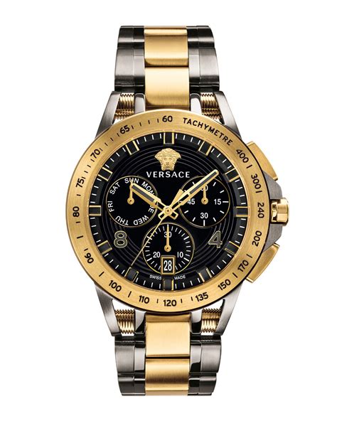 versace men's chronograph